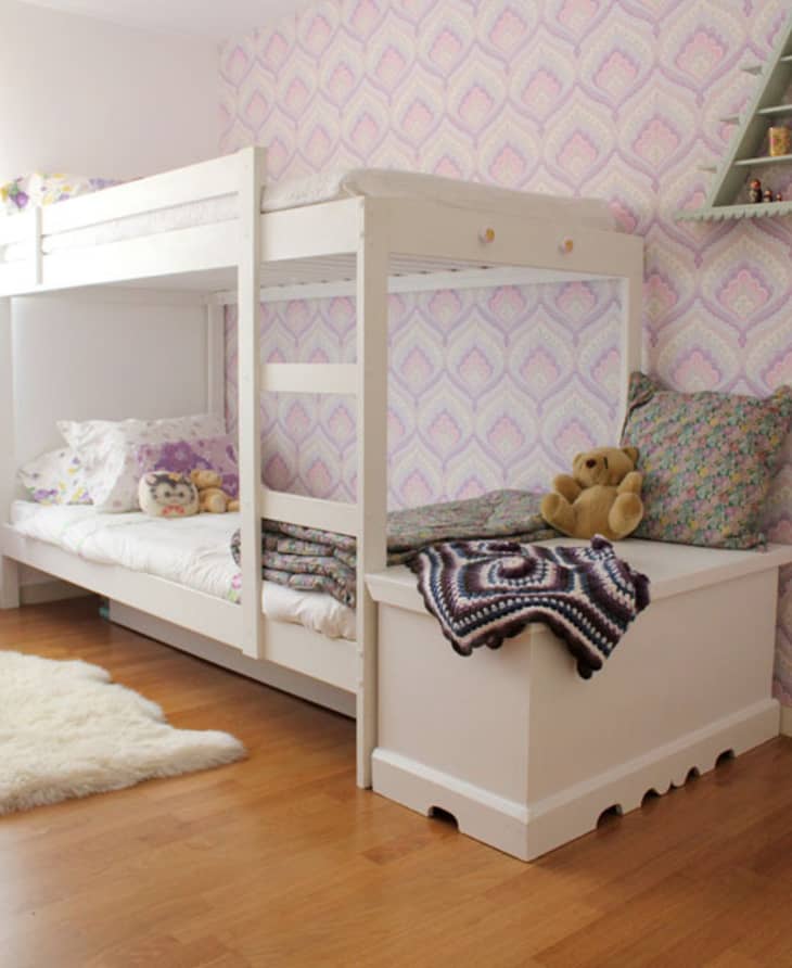 13 Bunk Bed Shelf Ideas for TopBunk Storage Space Apartment Therapy